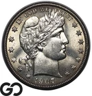 1907-D Barber Half Dollar, Razor Sharp Solid Gem BU++ Blazer!