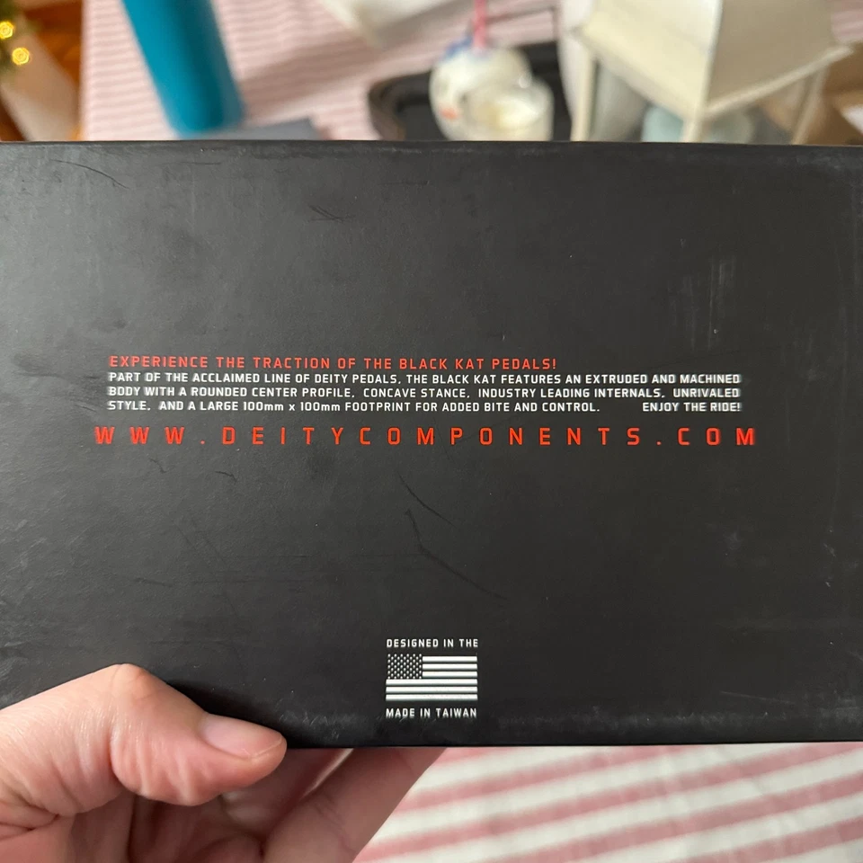 Pedales de plataforma Deity Black Kat plateados TOTALMENTE NUEVOS Foto 2 de 2