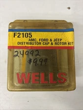 Wells F2105 Distributor Cap & Rotor Kit