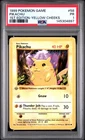1999 POKEMON BASE SET 1ST EDITION-YELLOW CHEEKS #58 PIKACHU PSA 1