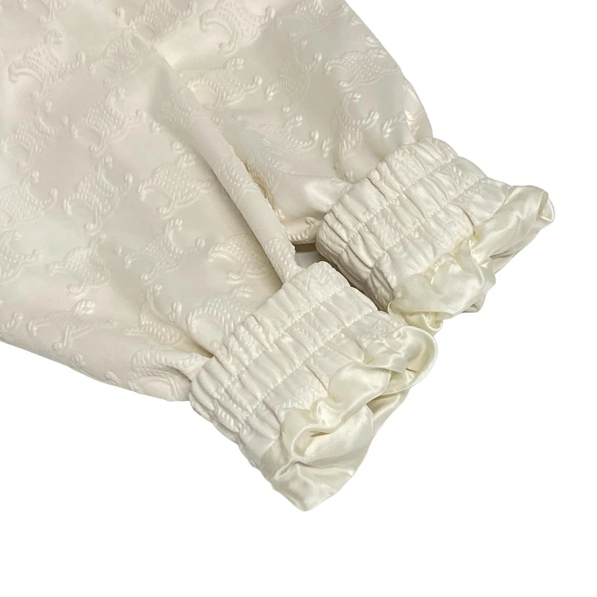 Giacca tuta originale CELINE Trionf 2Y19H978Z.02LC beige chiaro (avorio) poliestere