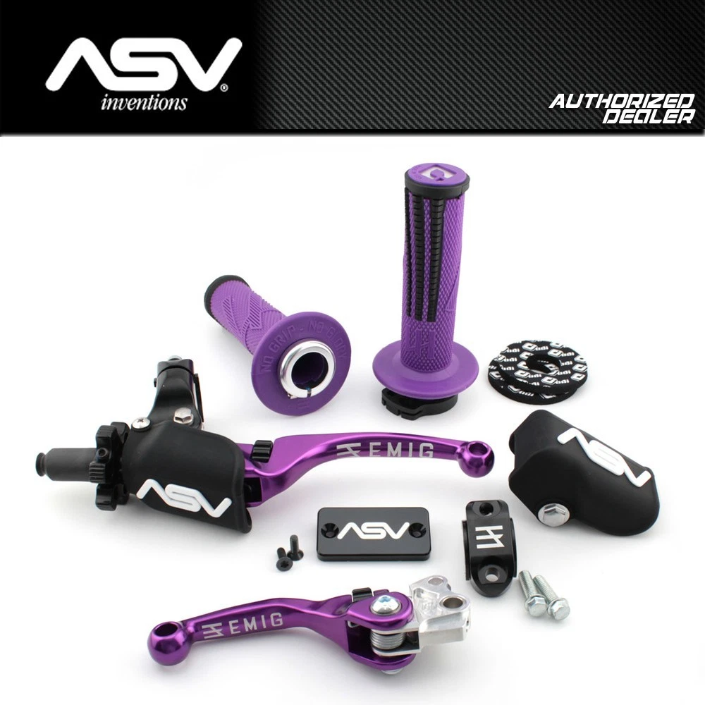 トレーディング本セット Purple Motorcycle Handlebars, Grips & Levers for sale | eBay
