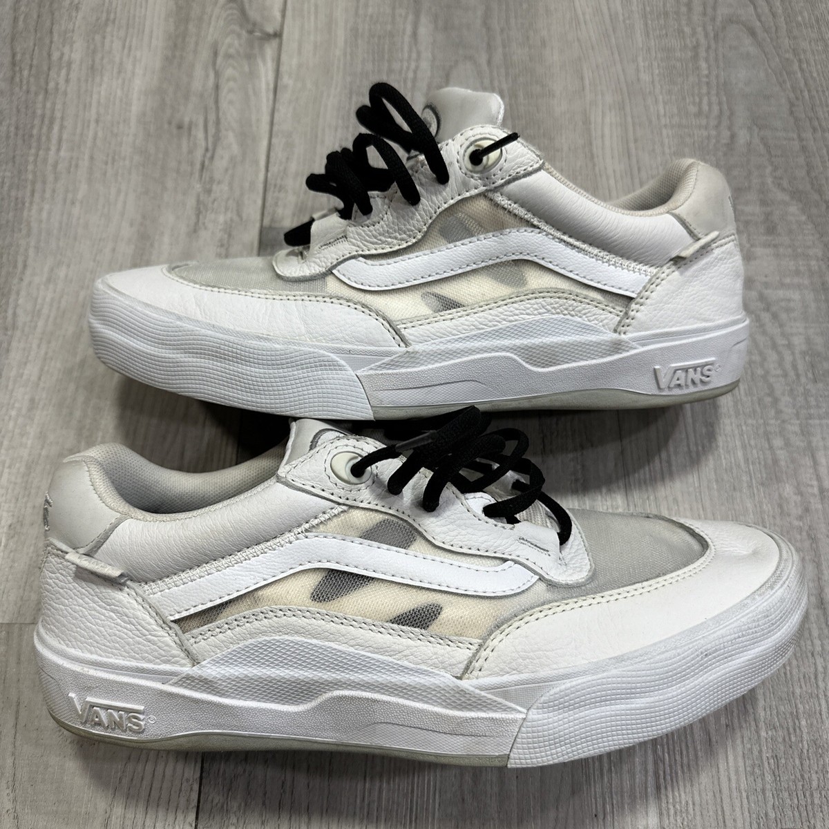 スニーカー VANS Men Sneakers VN000D8ZCJA W WHITE Vans Old Skool True White Sneaker Shoes Mens Size 11.5