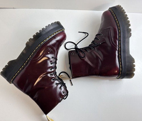 Dr Martens Vegan Jadon II Platform Boots, CAMBRIDGE BRUSH, Women’s Sz: 11, 46-13