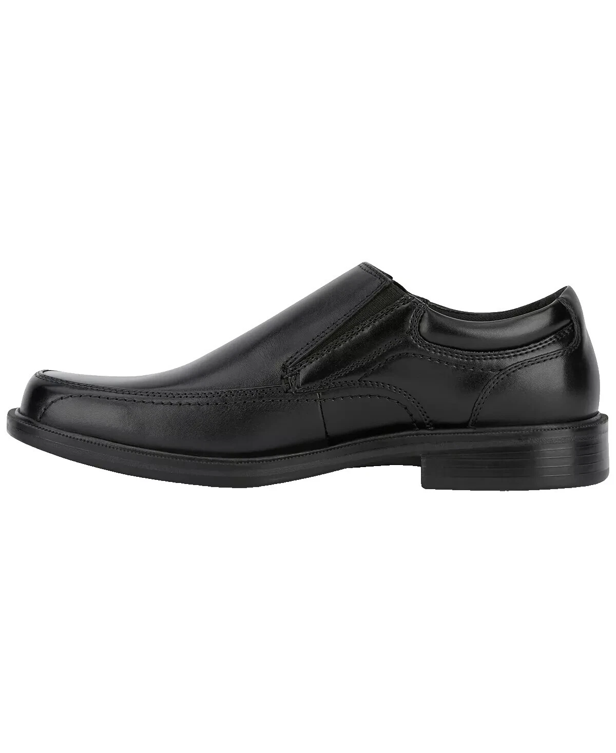 Black Faux Leather Casual Shoes for Men