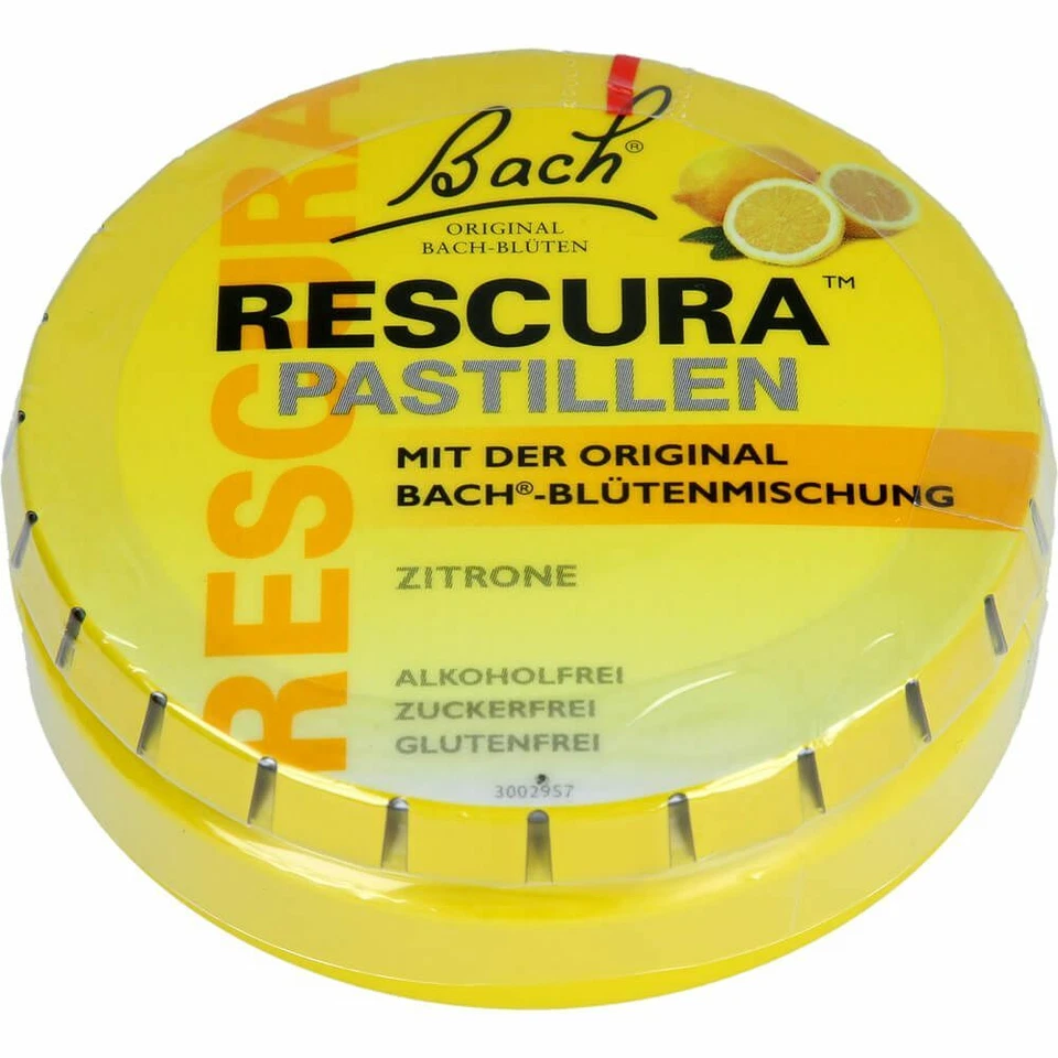 NELSONS GMBH BACHBLÜTEN Original Rescura Pastillen Zitrone 50 g PZN16391735