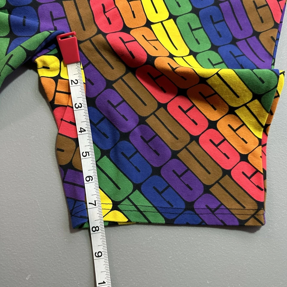 BODY UGG ORGULLO ADKIN DE UNA PIEZA LOGOTIPO ARCO IRIS ALGODÓN ORGÁNICO TALLA MEDIANA Foto 4 de 4