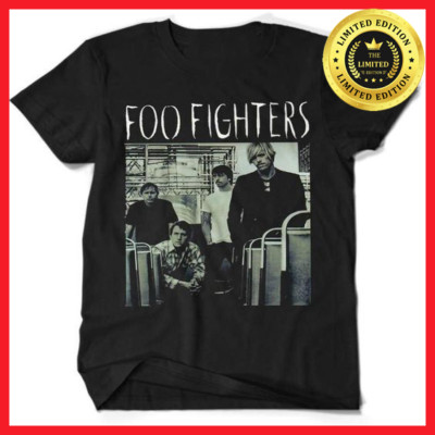 NEW Foo Fighters Black T Shirt Cotton Unisex