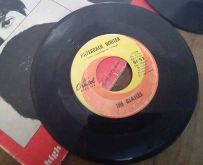 The Beatles Vintage Original Vinyl Lot Of 3 / 2 -45rpm & UAL 3366