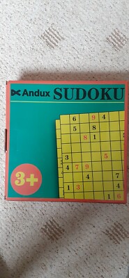 Andux Zone Holz Sudoku Brett Spiele Mit Schublade SD-02 (Grün