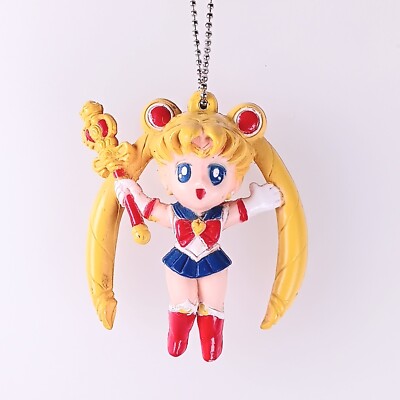 Schlüsselanhänger Sailor Moon Swing Figur Bandai aus Japan Kostenloser Versand