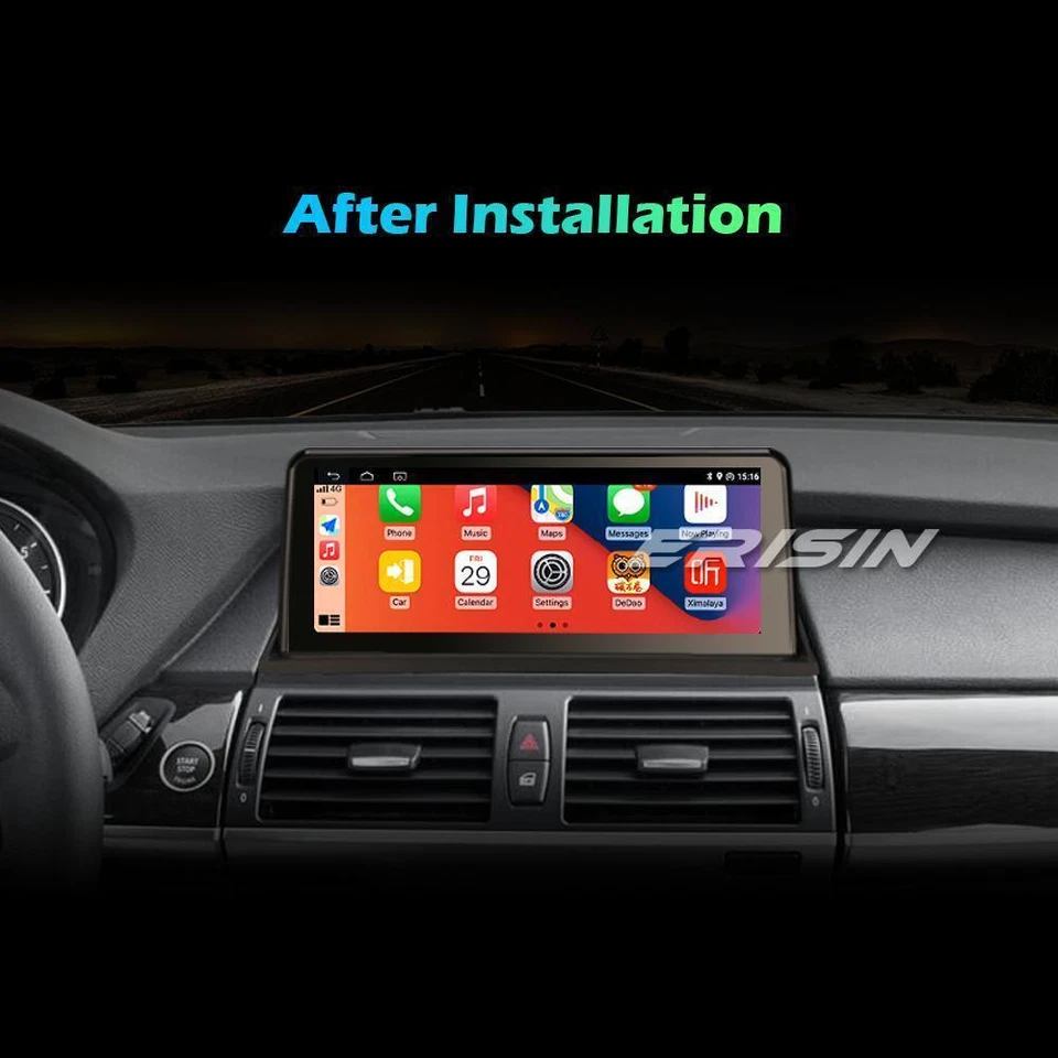 10.25” CarPlay Android 11.0 Autoradio GPS Navi für BMW X5 E70 X6 E71 CIC DAB+IPS - Bild 3 von 4