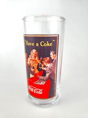 Vintage Coca Cola Glas - Werbung ''Have a Coke'' - Sammlung