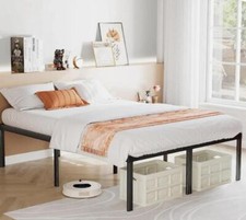 14 Inch King Bed Frame Metal Platform Mattress Foundation W/ Heavy Duty Steel US
