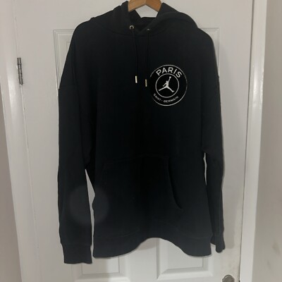 Nike Air Jordan X PSG Hoodie Black 2xl UK