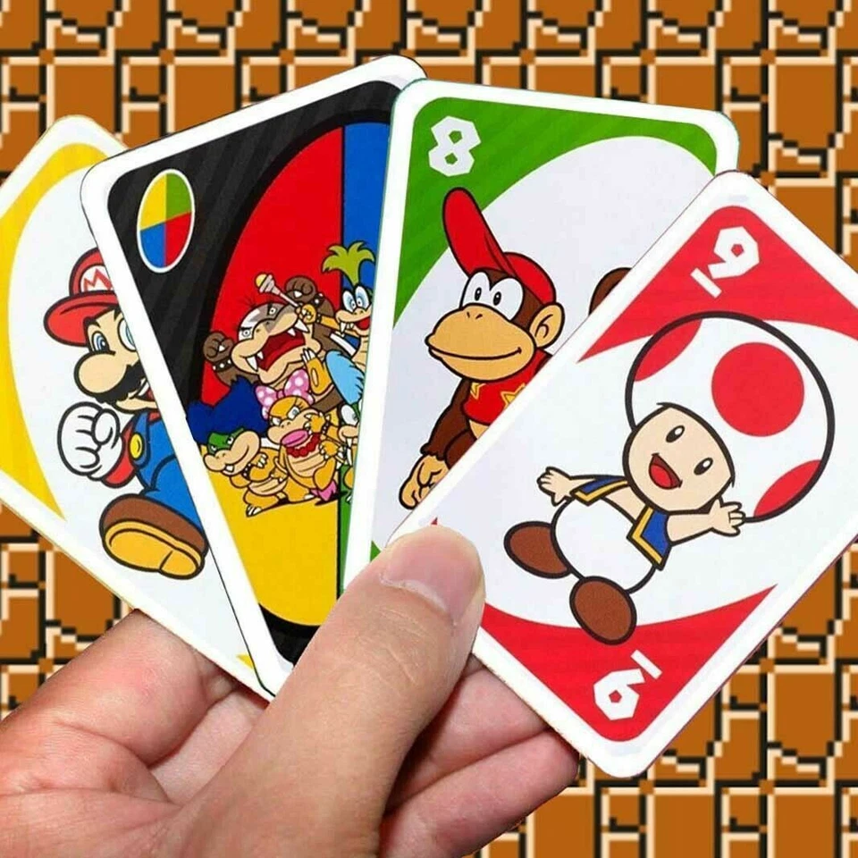 UNO Super Mario by Mattel - Nintendo Family Card Game Brand New - Image 3 of 4