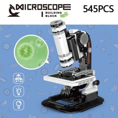 Unique 545PCS Microscope Building Blocks Model Set With Light Kit | eBay