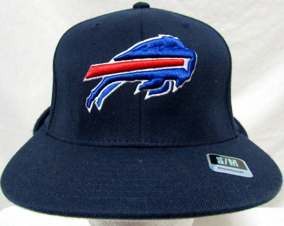 Reebok Buffalo Bills Men's Size S/M Baseball Cap Hat with Fleece Flap BILW  305