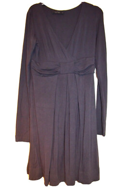 Twin Set ( Simona Barbieri ) Damen Midikleid dunkelgrau Viskose/Elasthan XL