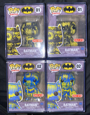Batman Funko Pop Art Series Set of 2 Target Exclusive 01 & 02 | eBay