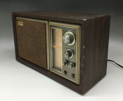 SONY Radio AM FM ICF-9250 Walking Tested Vintage Showa Retro From