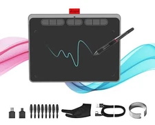 Drawing Tablet Acepen Graphics Tablet with Battery-Free Stylus 8192 Pressure ...