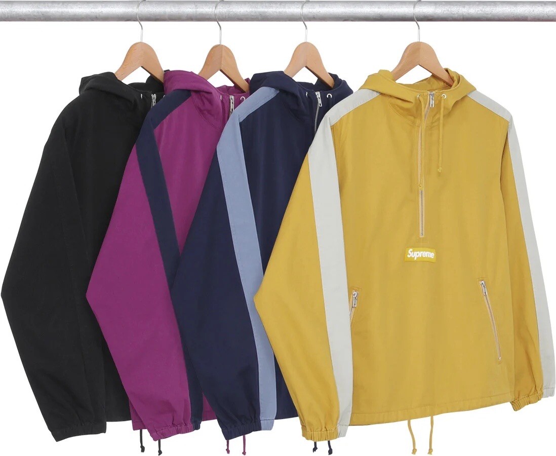 Supreme SS16 TWILL ANORAK JACKET NAVY BRAND NEW WITH TAGS Supreme SS16 TWILL ANORAK JACKET NAVY BRAND NEW WITH TAGS