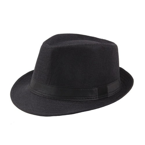 Summer Beach Sun Hat Trilby Fedora Hat Gangster Cap Jazz Panama Unisex Men Women - Picture 7 of 23