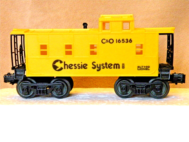 LIONEL C&O CHESSIE SYSTEM YELLOW CABOOSE # 16536
