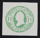 CKStamps: US Cut Square Stamps Collection Scott#U40 Unused H NG