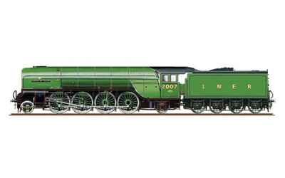 Hornby R3983 OO Gauge LNER, P2 Class, 2-8-2, 2007  Prince of Wales  - Era 11