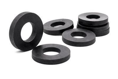 3/8'' ID x 1'' OD x 1/4'' EPDM Rubber Flat Washers Heavy Duty Industrial Repair