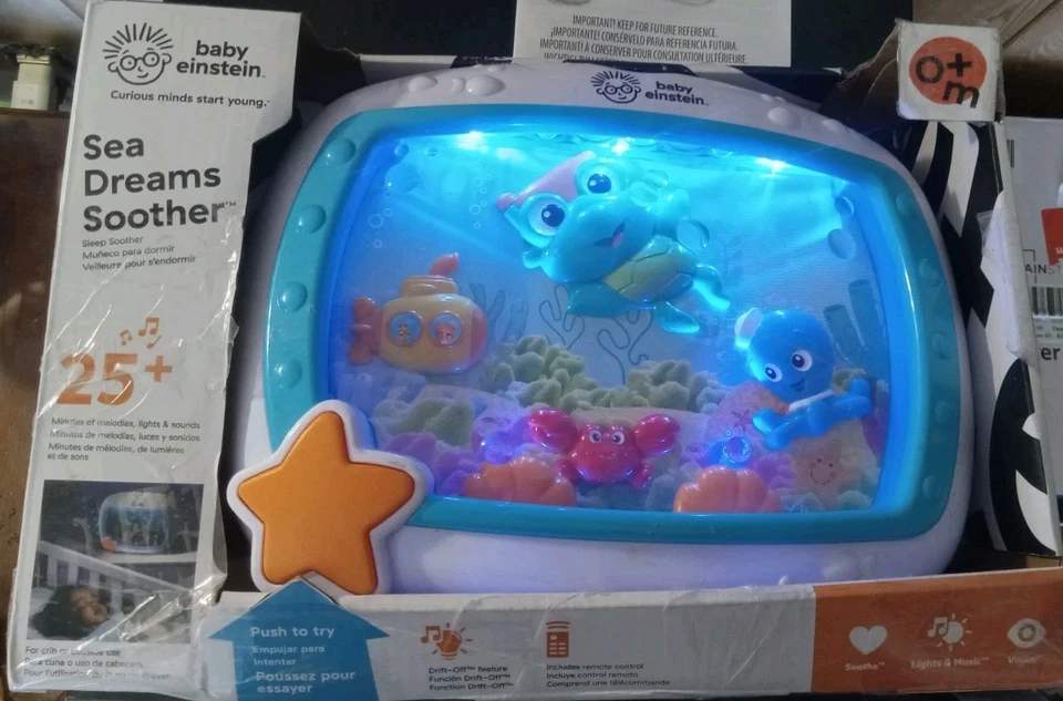 婴儿爱因斯坦海梦安抚音乐婴儿床玩具和音响机开箱 — 第 2/4 张图片