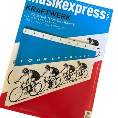 Kraftwerk Single Tour de France mit Musikexpress 08/23 - 7inch
