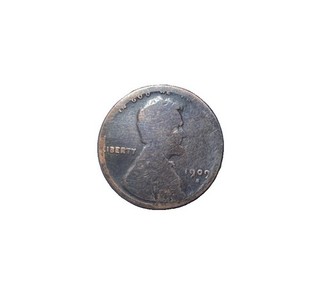 1909 S VDB Lincoln Wheat Cent (good 4 )484 000 Minted Extremely Well Worn