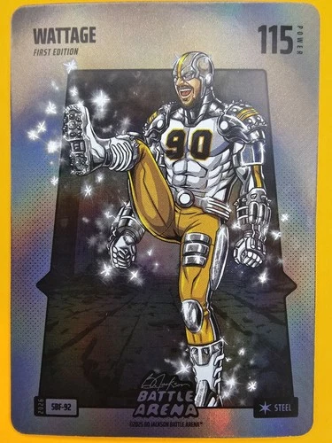 2026 Bo Jackson Battle Arena Wattage Silver Battle Foil Steel SBF-92 NM