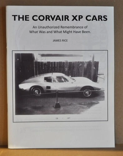 THE CORVAIR XP CARS, James Rice, Chevy Corvair info, photos specs, 134 pages