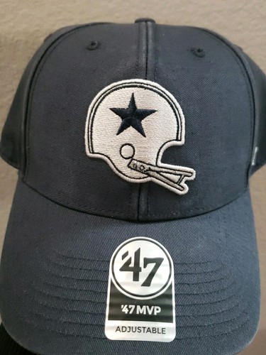 Dallas Cowboys Hut Kappe Retro Helm '47 MVP Strap Back Strapback grau '47 Marke