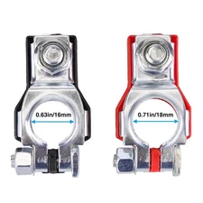 2X Positive Negative Release Universal Car Battery Terminal Clamp Connectors