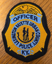 LEXINGTON FAYETTE URBAN COUNTY KENTUCKY small POLICE PATCH