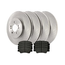 8pcs Ceramic Brake Pads Rotors Kit Slotted for Forte5 Forte Veloster Elantra