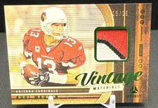 2025 Panini Luminance Kurt Warner Prime Green Vintage Material /25 Cardinals