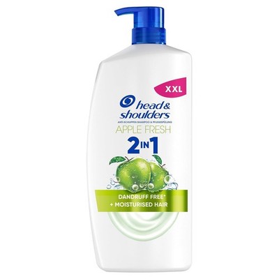 Head & Shoulders Apple Fresh 2-in-1 Anti-Schuppen-Shampoo, 800 ml Pumpspender