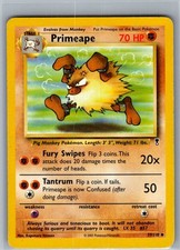 Primeape 59/110 Uncommon Legendary Collection Pokemon Lightly Played