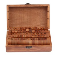 70Pcs Diy Nummer Alphabet Stempel Stempel Aufbewahrungsbox Diy Craft