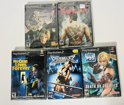 PS2 Games  Sealed Shadow of Destiny, No One Lives Forever, Yakuza AS-IS Damaged