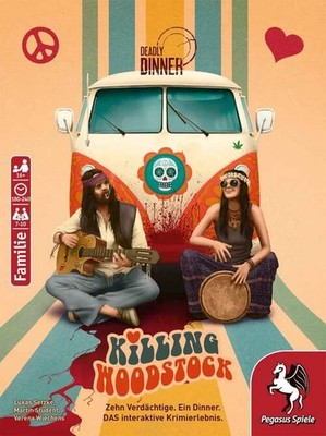 Spiel Deadly Dinner: Killing Woodstock (Pegasusspiele) NEU/OVP