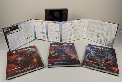 Dungeon & Dragons Core Rulebooks 2014 5e Set Special Foil Covers Edition