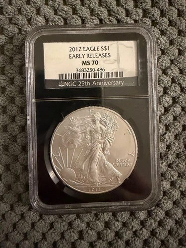 2012 Early Releases American Silver Eagle  $1 NGC MS70