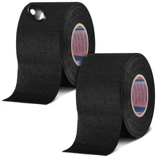 Outus Wire Harness Cloth Electrical Tesa Tape 2 Inch x 49.2 FT, Black 
